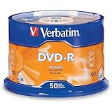 Verbatim DVD-R 4.7GB 16x AZO Recordable Media Disc - 50 Disc Spindle