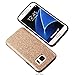 MEKO(TM) Galaxy S7 Case,Shiny Sparkles Glitter Bling Case -Built-in Glitter Firm Rubber Shock Absorbing Bumper Case for Samsung Galaxy S7-(Gold)