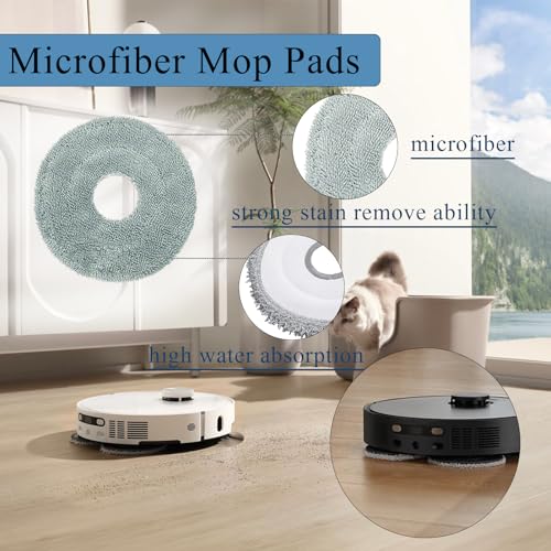 Accessory Kit for Dreame L10s Ultra Gen 3/L40 Ultra/X40 Ultra/X40 Ultra Complete/X40 Master/Mova P50 Pro Ultra, 1 Main Brush 4 HEPA Filters, 4 Side Brushes, 6 Cloth, 4 Dust Bags