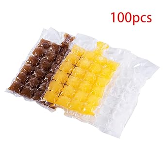 Bolsas de hielo desechables con autocierre creativo para cubitos ...