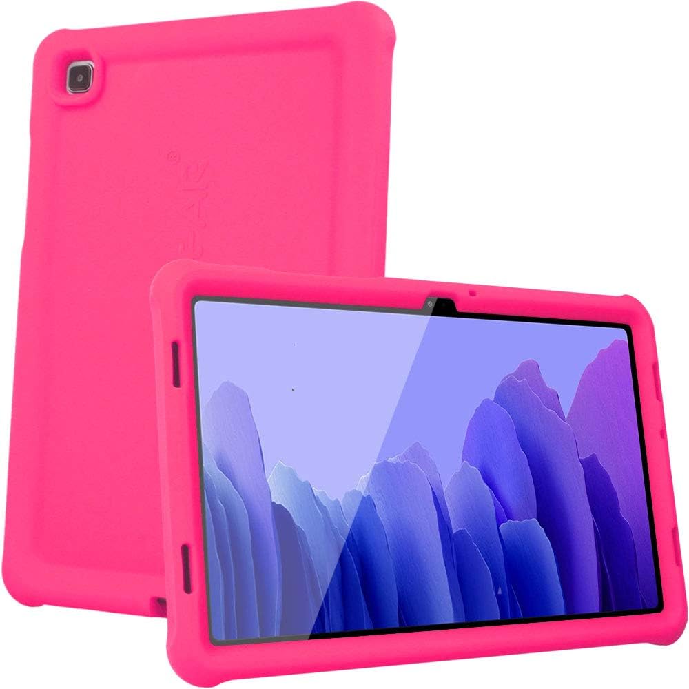 TECHGEAR Bumper Case fits Samsung Galaxy Tab A7 10.4" 2022/2020 (SM-T500 / SM-T505 / SM-T509) Rugged Shockproof Soft Silicone Easy Grip Anti-Slip Case with Screen Film