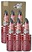 Finest Call Premium Raspberry Fruit Puree Drink Mix, 1 Liter Bottle (33.8 Fl Oz), Pack of 6