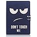 iPad Air Case,Dteck(TM) PU Leather Colorful Painting Magnetic Closure Design Flip Case with [Auto Sleep/Wake Function] Smart Stand Cover for Apple iPad Air/iPad 5 (1 Don't Touch me)
