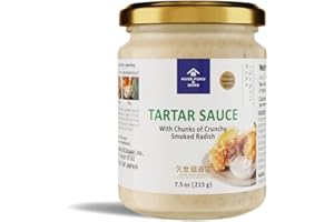 [KUZE FUKU & SONS] Tartar Sauce with Chunks of Crunchy Smoked Radish, Japanese-style, Product of Japan (7.5 Oz)