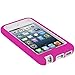 Pink / White Hybrid Rugged Hard Silicone Case Cover w/ Stand for Apple iPod Touch 5th Generation 5G 5