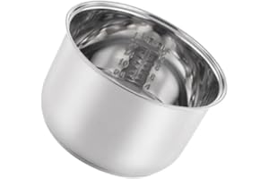 Stainless Steel Rice Cooker Inner Pot，Compatible for Zojirushi ，NS-WAC18 Replacement Inner Bowl