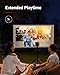 Nebula by Anker Mars II Pro 500 ANSI Lumen Portable Projector, Black, 720p Image, Video Projector, 30 to 150 Inch Image TV Projector, Movie Projectorthumb 4