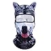 3D Animals Balaclava Face Mask - Neck Gaiter Warmer Ski Mask for Christmas Music Festival