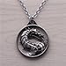 Mortal Kombat Vintage Charms Dragon Amulet Pendant Chain Necklace (#2)