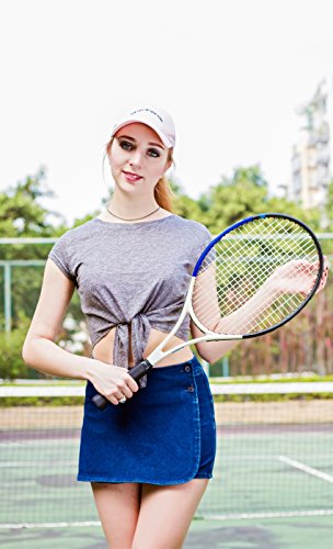 Cozy Blue -Medium Blue Atlhetic Skort Super Stretch Knit Denim for Women S