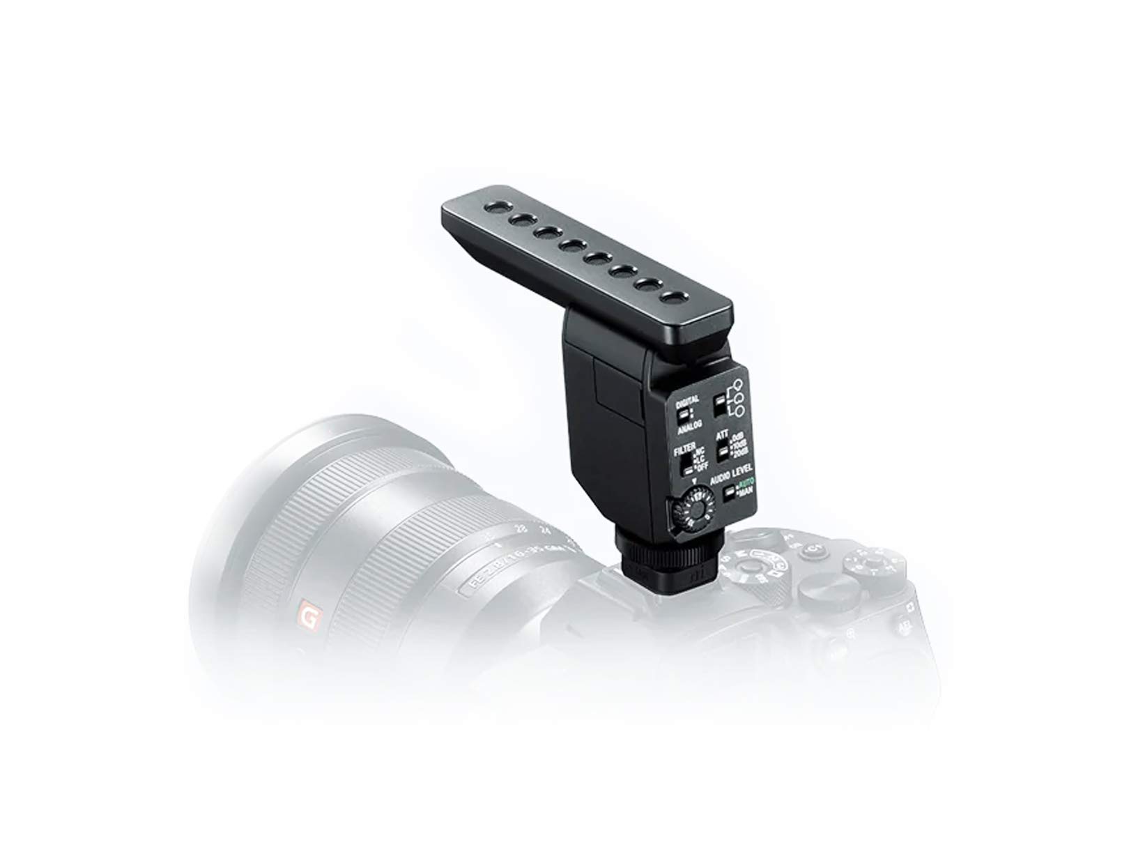 Sony ECM-B1M Compact Shotgun Microphone with Digital Audio Interface,Black