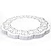 WushXiao BestBlue Paper Lace Doilies 10.5 Inch Set of 180