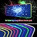 AZFUNN RGB Gaming Mouse Pad with 14 Lighting Modes, LED Rubber Base Mouse Mat of Starry Sky Pattern for Laptop Computer PC Games (31.5×11.8 in)thumb 2