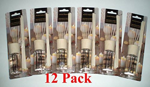 12 Packs Mood Therapy ® Fragrance Oil Reed Diffuser Sets Wholesale Lot (12 x 1.2 oz) (Case of 12) Huge Value
