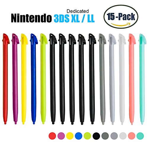 Plastic-Touch-Screen-Stylus-Pen-for-Nintendo-3DS-XLLLPack-Of-15-by-FENGWANGLI