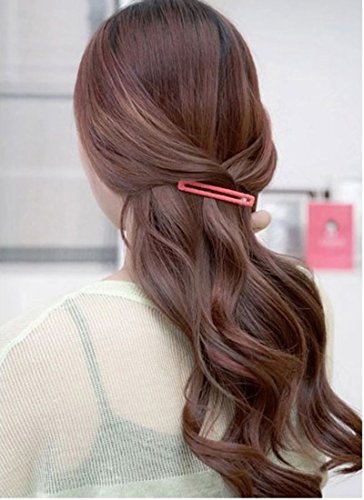 Daycount 6 Pcs Alligator Hair Clips Metal Hairdressing Cutting Salon Styling Tools Section Hair Accessories Women Barrette Styling Tools (Random Color)