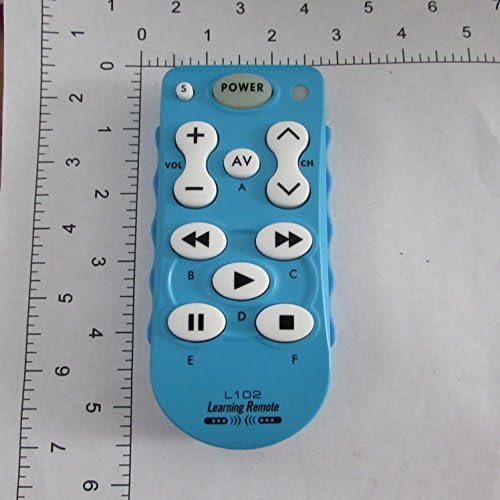 CHUNGHOP L102 Universal Single 11-Key Learning IR Remote Control - Cyan (2 x AAA)