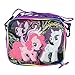 My Little Pony BLACK Insulated Lunch Bag with Side Pocket and Long Shoulder Carrying Strap