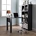 South Shore Annexe Acrylic Office Chair with Wheels-Clear, White