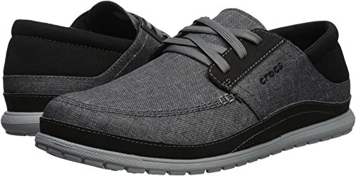 Crocs men s santa cruz playa lace m sneaker, slate grey…