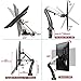 NB North Bayou Monitor Desk Mount Stand Full Motion Swivel Monitor Arms Computer Monitor Stands with Gas Spring (for 17''-27'' Monitor Within 4.4~14.3lbs)