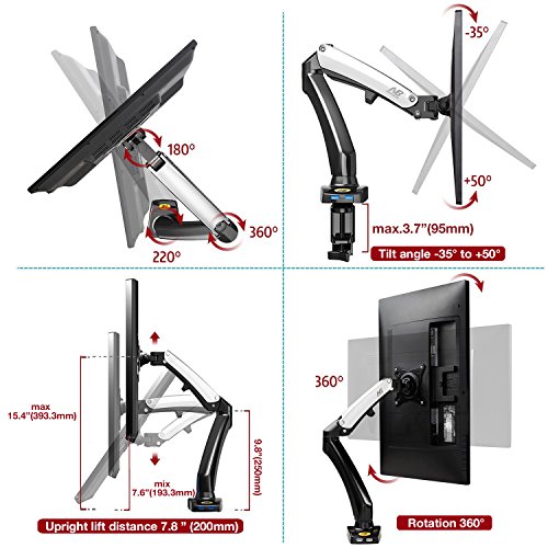North-Bayou-Monitor-Desk-Mount-Stand-Full-Motion-Swivel-Monitor-Arm-for-17-27-Computer-Monitor-with-Gas-Spring