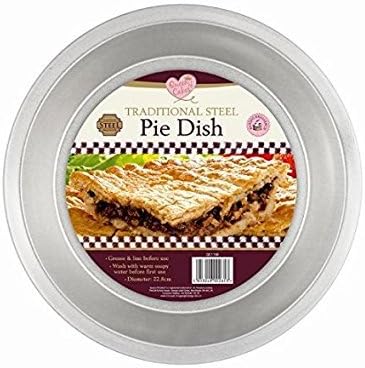 Traditional Steel Pie Dish