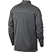 NIKE Men's Therma Half Zip Golf Shirt, Dark Grey/Dark Grey/Heather/Black, X-Large