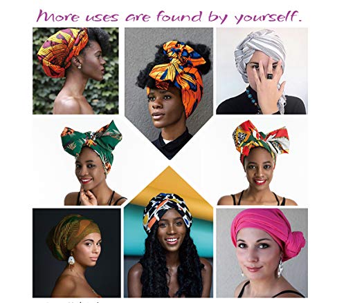 5 Women+Head+Wrap+Scarf+Hair+Muslim+Bohemian+Boho