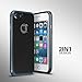 iPhone 8 Case,iPhone 7 Case,MINIMALISM 2 in 1 Ultra Thin and Slim TPU Shockproof Protective Case Coated Carbon Fiber Finish Surface with PC Hard Frame for Apple iPhone 7/iPhone 8- Navy Blue