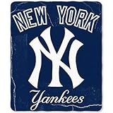 New York Yankees MLB Light Weight Fleece Blanket (Wicked Series) (50