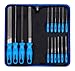 Front Range Tools - 16 Piece File Set - Precision Grade High Carbon Steel - Premium Handles