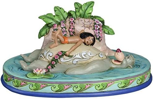 Jim Shore for Enesco Disney Traditions Mowgli and Baloo Figurine, 4 by Jim Shore for Enesco