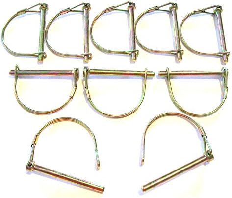 10 ENKAY ROUND CANOPY PTO PINS 1/4" CAMPER AWNING TRAILER HITCH PIN