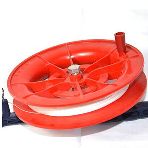 50M Twisted String Line Red Wheel Kite Reel Winder, Fun Toys 2019 New (Multicolor) - Thumbnail 2