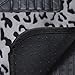OxGord 4 Piece Leopard Print Carpet-Floor-Mats Set for Car - Rubber-Lined All-Weather Heavy-Duty Protection for All Vehicles, Gray/Back
