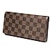 Wallets for Women Leather Trifold Clutch Checkbook Purse RFID Blocking with Credit Card Holder Organizer (Brown)
