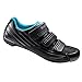 Shimano SH-RP2 Women's Touring Road Cycling Synthetic Leather Shoes, Black, 40