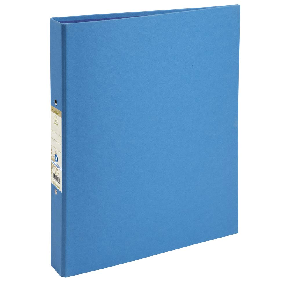 Exacompta - ref. 54982E - 1 Forever rigid binder - 2 round rings, diameter 30 mm - Spine 40 mm - External dimensions: 32 x 26 cm - A4 file format - Colour: light blue
