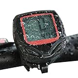 OUTERDO Waterproof Digital LCD Bike Computer Speedometer Odometer Stopwatch
