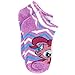 My Little Pony Girls 6 pk No Show Socks (6-8 Girls (Shoe: 10.5-4), MLP Lurex)