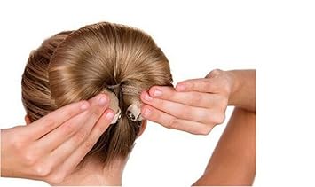 Amazon Com 2pcs Hair Donut Bun Ring Styler Chignon Clip Curler