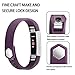 iGK Replacement Bands Compatible for Fitbit Alta and Fitbit Alta HR, Newest Adjustable Sport Strap Smartwatch Fitness Wristbands with Metal Clasp Purple Small