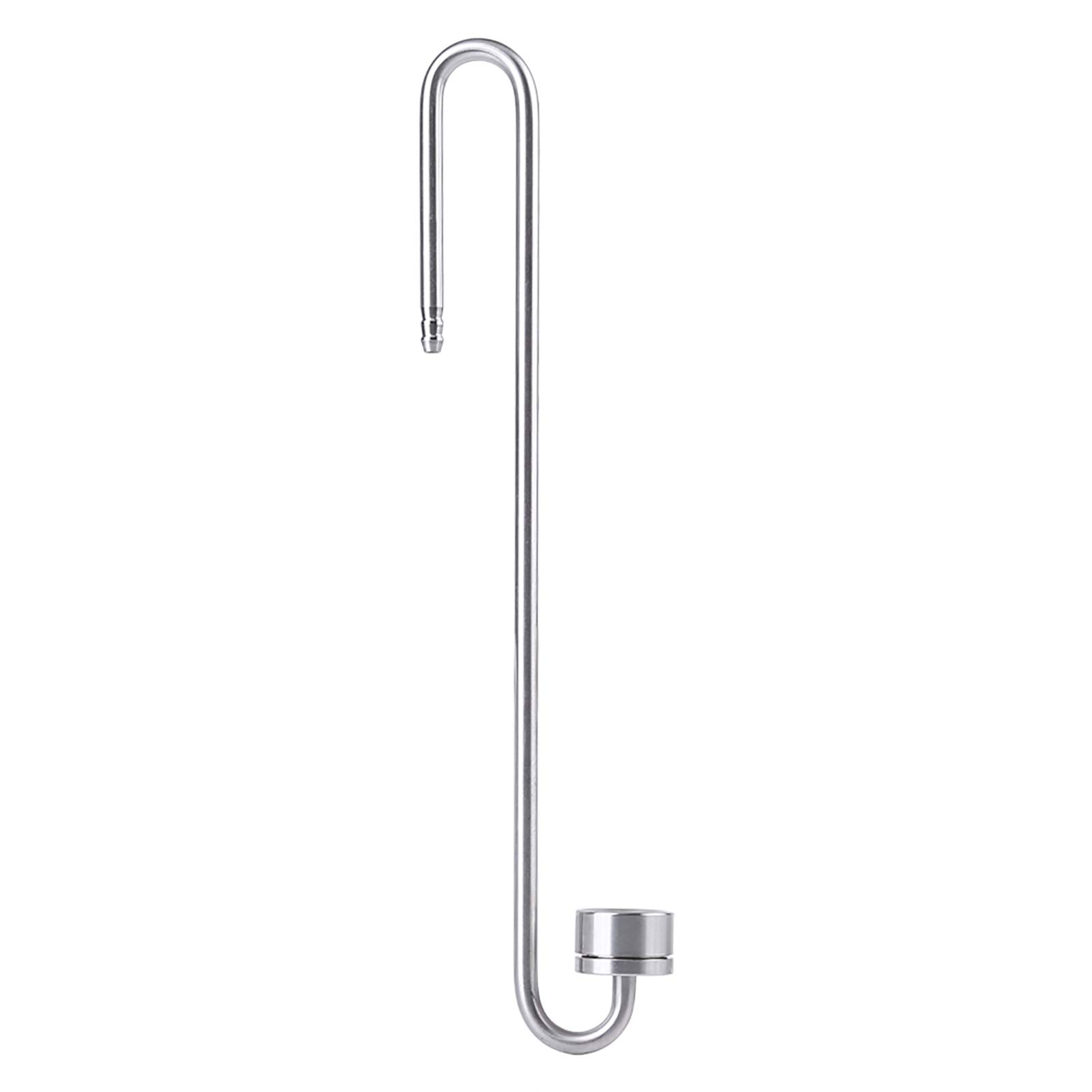 KUIDAMOS Stainless Steel CO2 Diffuser,Carbon Dioxide Diffuser with U-Shape Connecting Tube,for Aquarium Planted Tank,25cm,30cm (M（250mm)