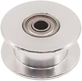 WINSINN GT2 Idler Pulley 20 Toothless 3mm Bore 6mm Width Aluminum 5pcs 3D view 4