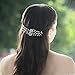 Unicra Wedding Hair Pin Decorative for Bridal(Pack of two) (Silver)