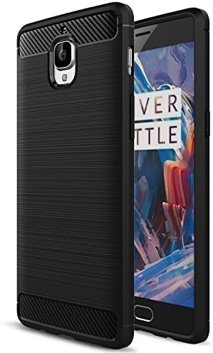 OnePlus 3 Case /OnePlus 3T Case With in-built flexible protection frame, lightweight soft TPU bumper, elastic and shock-absorbing gel, carbon fiber design, For Oneplus 3/3T