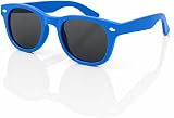 WS UK Kids Classic Sunglasses UV400 Protection Unisex Blue view 1