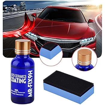 Automotive Ceramic Coating, Greyghost 9H Anti Scratch Car Liquid Nano Ceramic Coating Paint Sealant Protection Super Hydrophobic Glass Coating Polish, 30ML