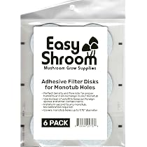 Easy Shroom 2" Adhesive Monotub Filter Disks (6 Filters) | Better ...